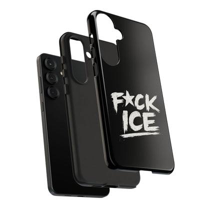 Phone Case — “F*ck Ice” Bold Protest Graphic Protective Case