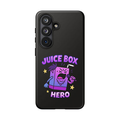 Phone Case — 'Juice Box Hero' Cute Cartoon Protective Cover