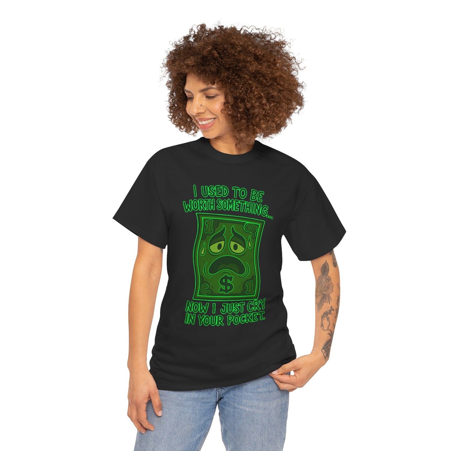 Crying Dollar – Inflation Got Me Down Tee