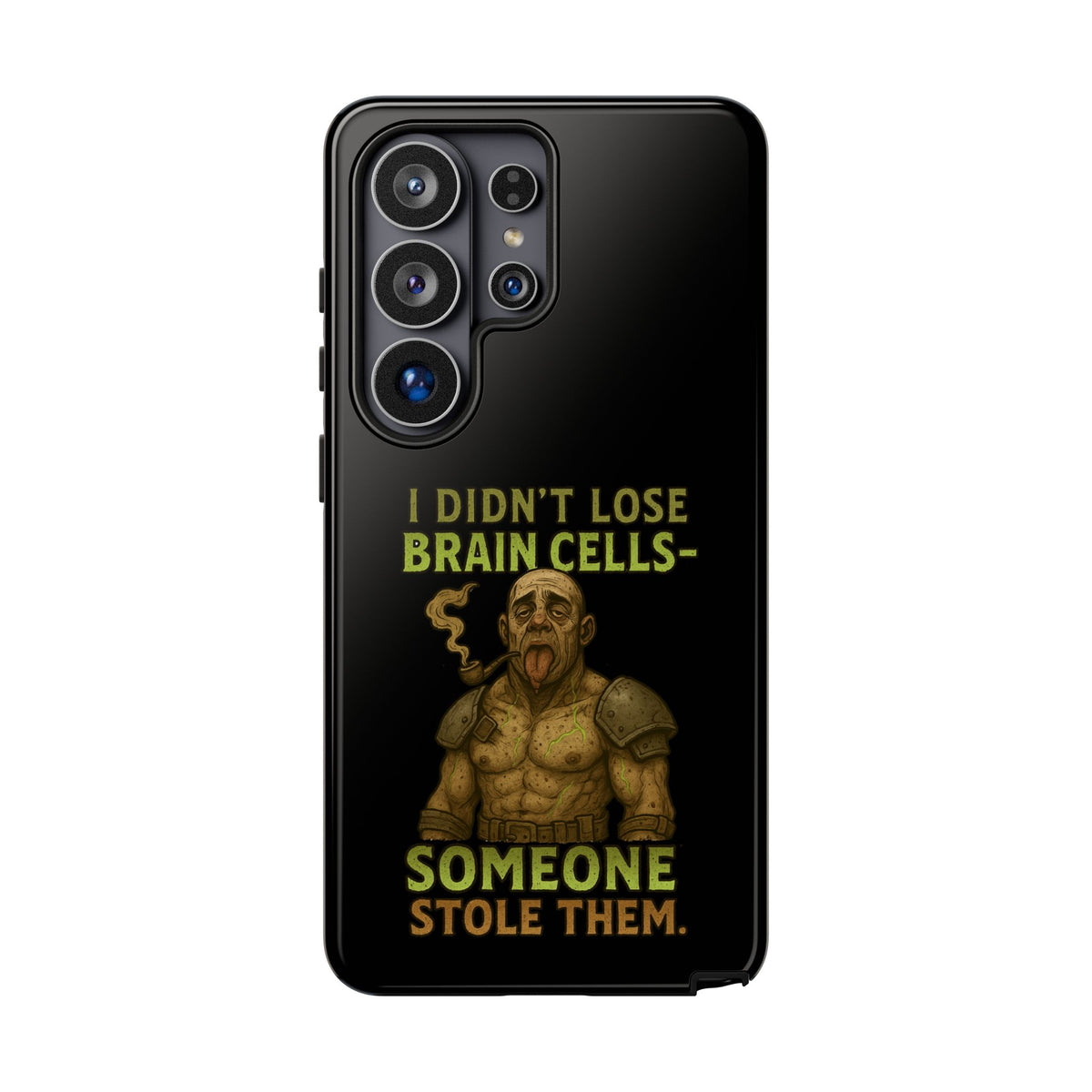 Phone Case — “I Didn’t Lose Brain Cells — Someone Stole Them” Humorous Zombie Graphic