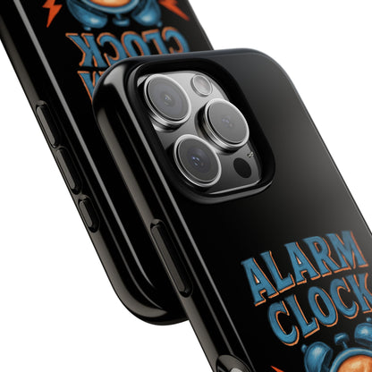 Phone Case — "Alarm Clock" Retro Screaming Clock Protective Cover