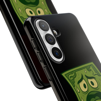Phone Case — Funny Traumatized Dollar Bill Design ("I'm not dirty, I'm just traumatized")