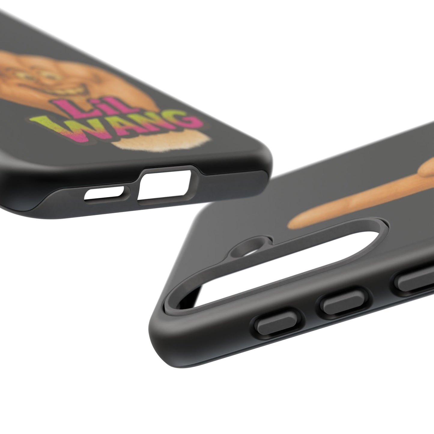 Phone Case — 'Lil Wang' Humorous Middle Finger Character Protective Cover