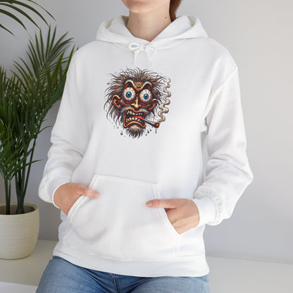 Hoodie — Freaky Monster Face Graphic Pullover