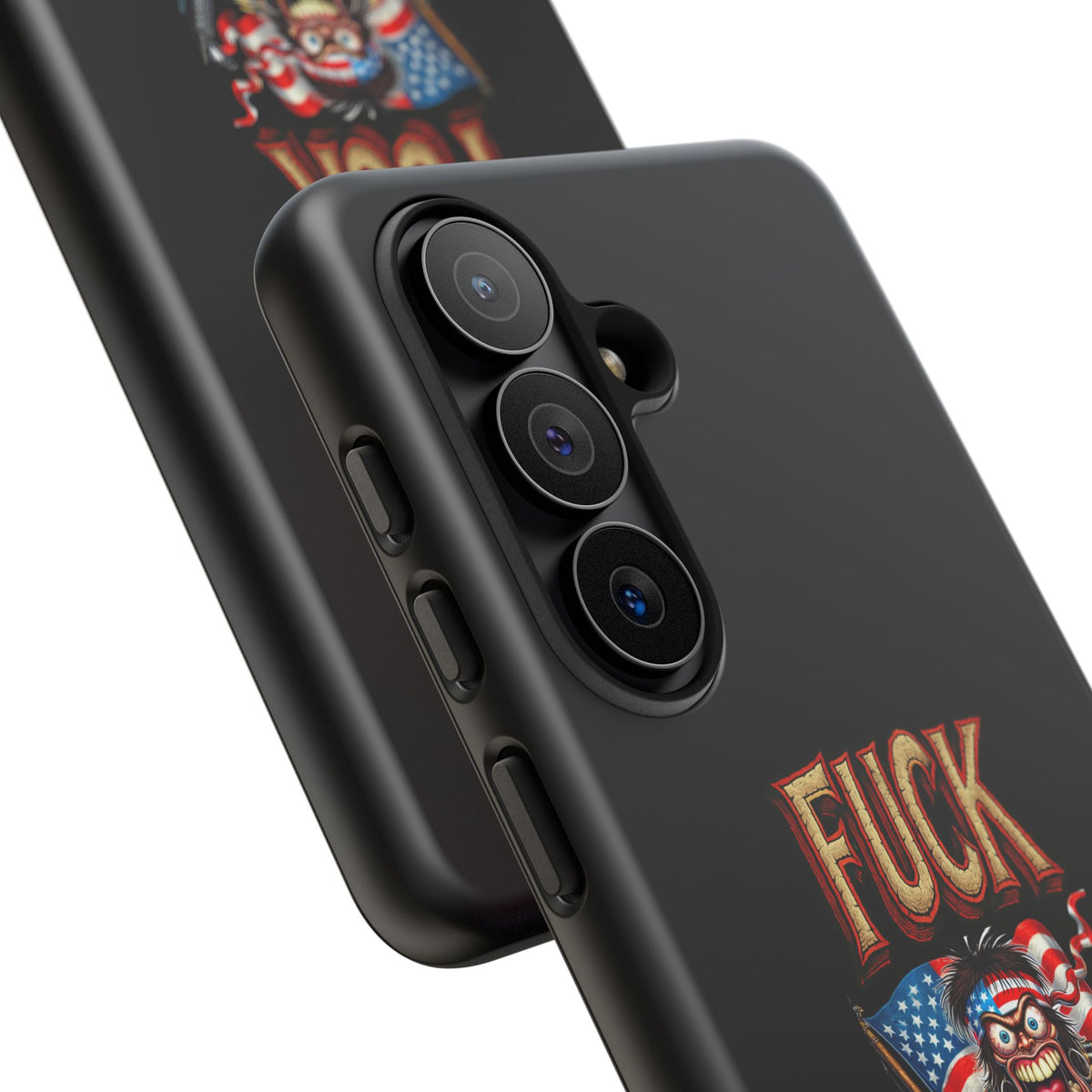 Phone Case — "FUCK YEA" Patriotic Skeleton Soldier Graphic