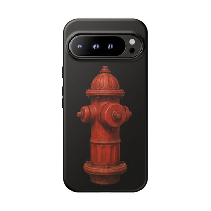 Red Fire Hydrant Phone Case — Tough Protective iPhone Cover