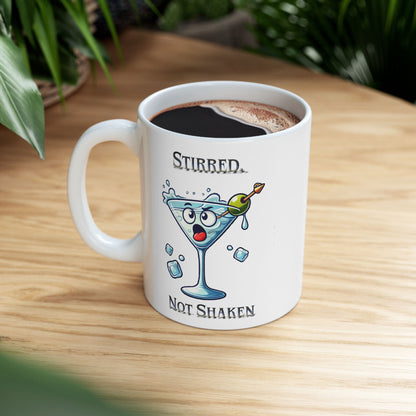 Stirred Not Shaken Martini Mug