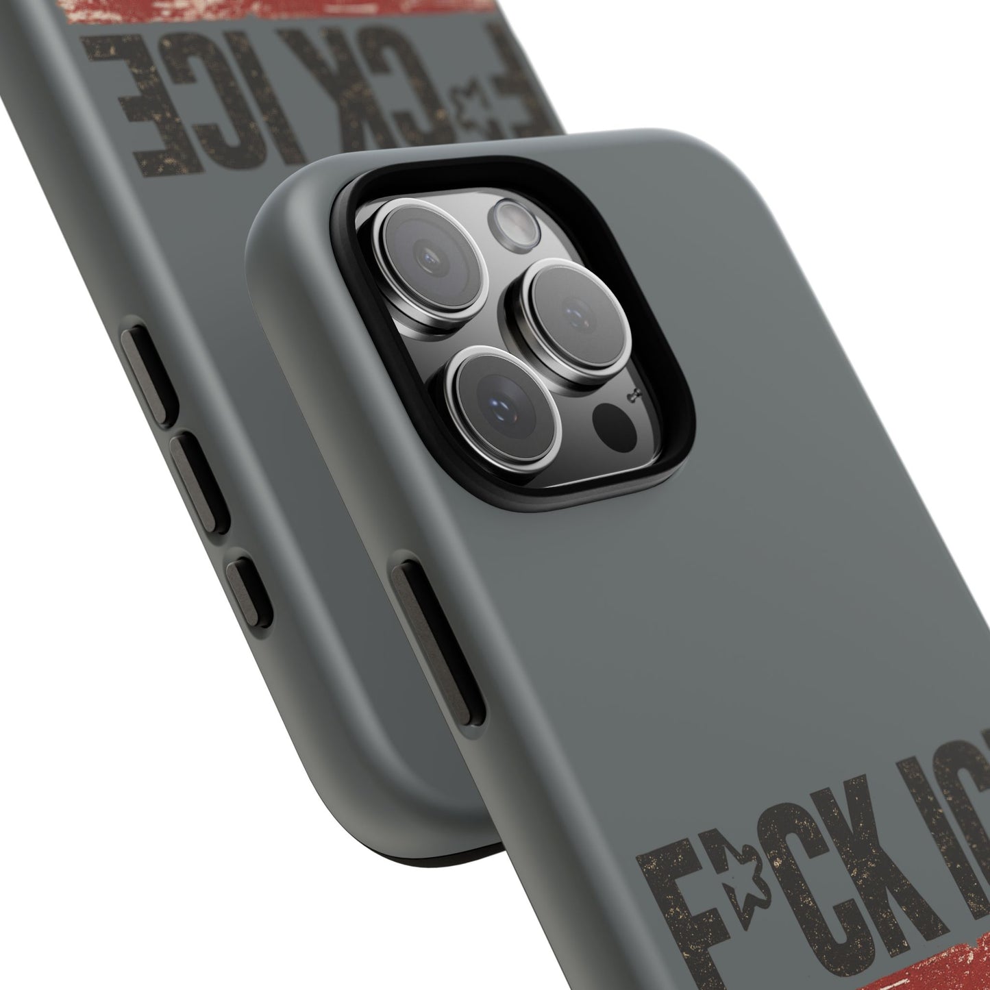 Phone Case - "F*CK ICE" Distressed Protest Design