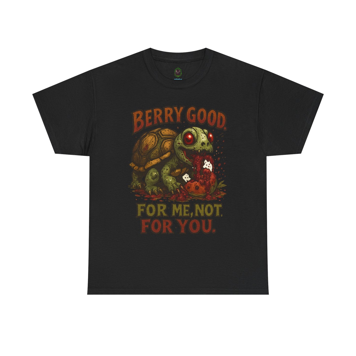 Berry Good Turtle T-Shirt | Cute Snack Stealing Turtle, Retro Graphic