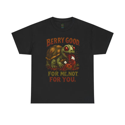 Berry Good Turtle T-Shirt | Cute Snack Stealing Turtle, Retro Graphic