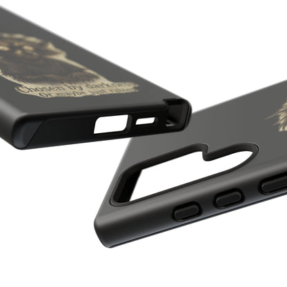 Phone Case — "Chosen by Darkness (Or Maybe Just Rabies)" Cute Creepy Lemur Design