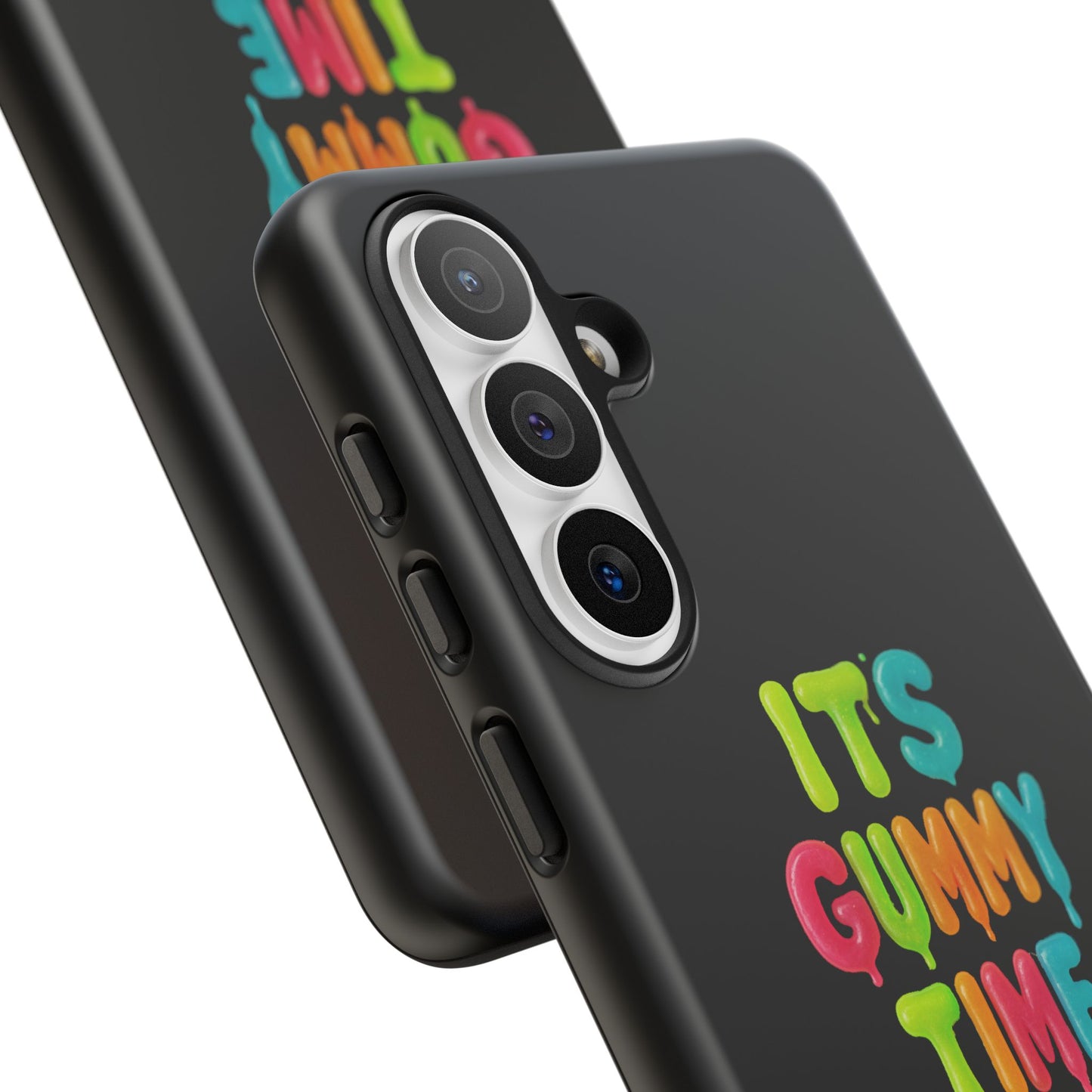 Phone Case — "It's Gummy Time" Rainbow Gummy Bear Protective Cover