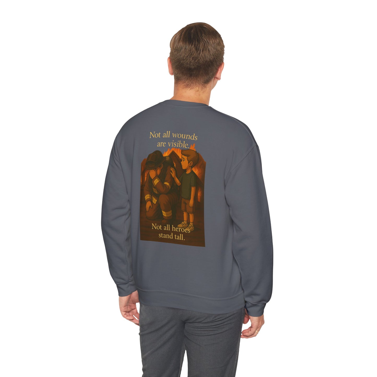 Not All Wounds Are Visible Crewneck Sweatshirt