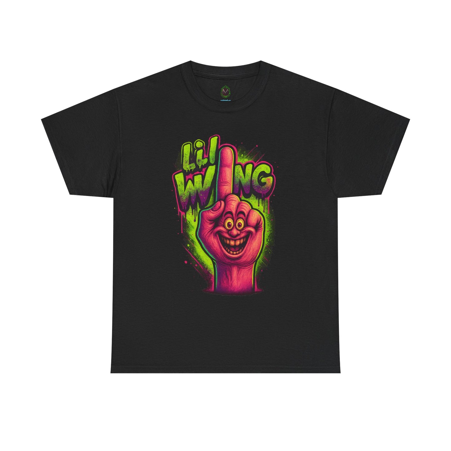 Lil’ Wing – Happy Middle Finger Monster Tee