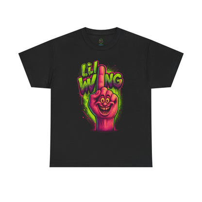 Lil’ Wing – Happy Middle Finger Monster Tee