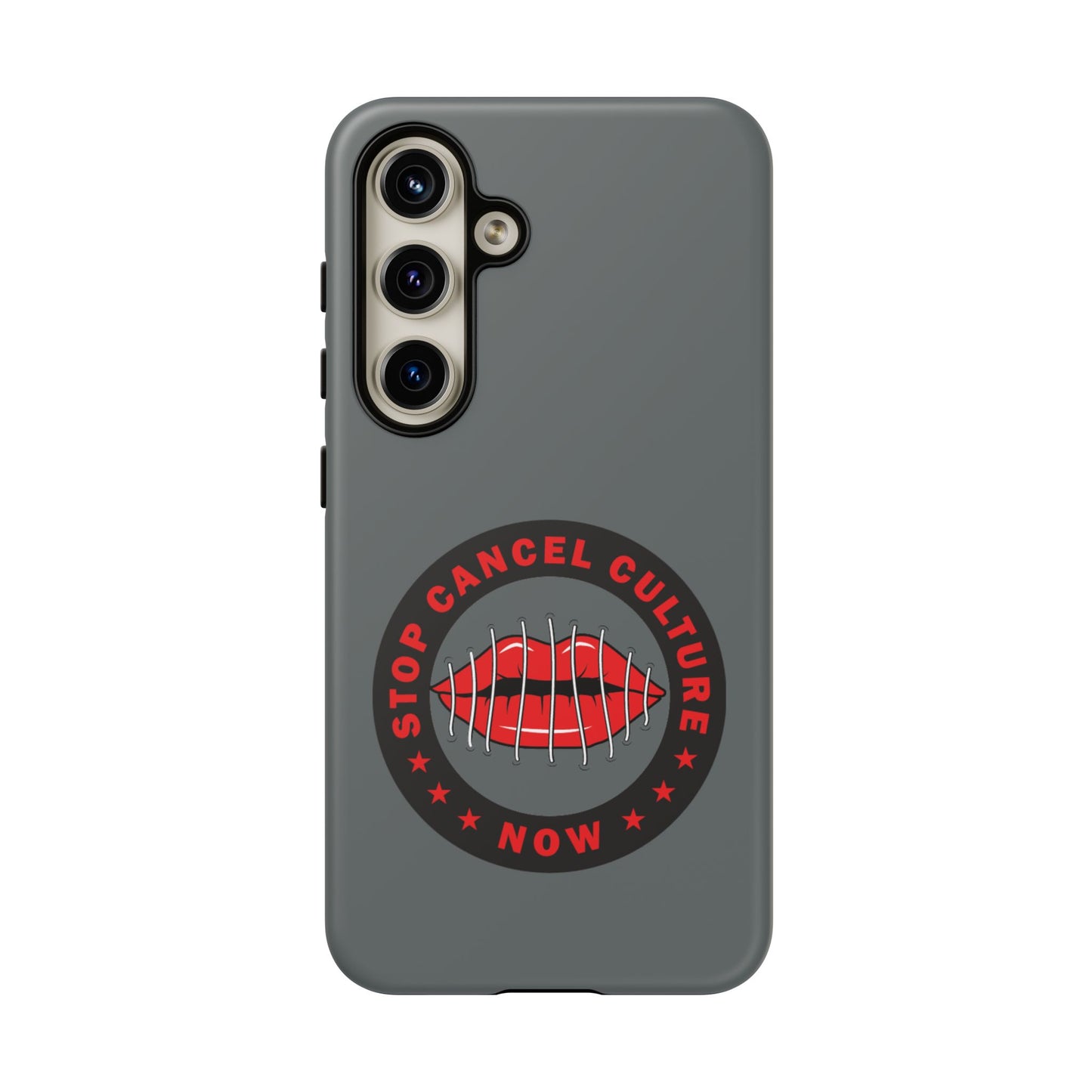 Phone Case — "Stop Cancel Culture Now" Graphic Tough Protective Case