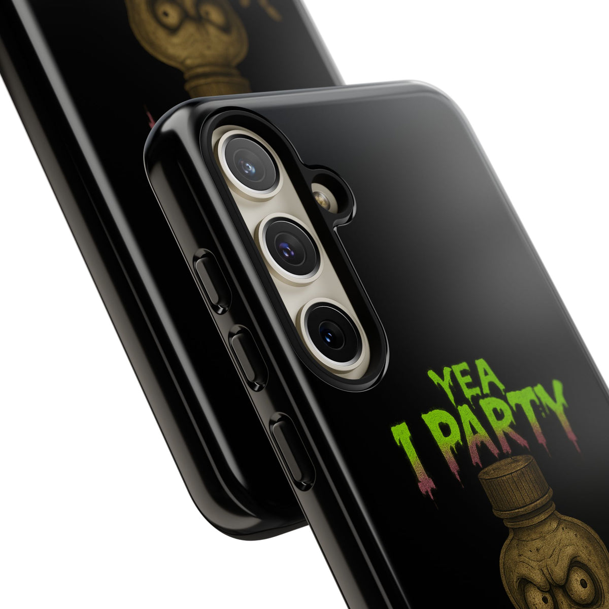 Phone Case — 'Yea I Party' Creepy Baby Bottle Graphic