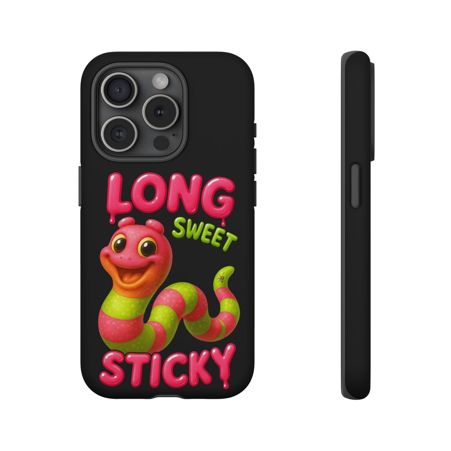 Phone Case — "Long Sweet Sticky" Cute Candy Snake Protective Case
