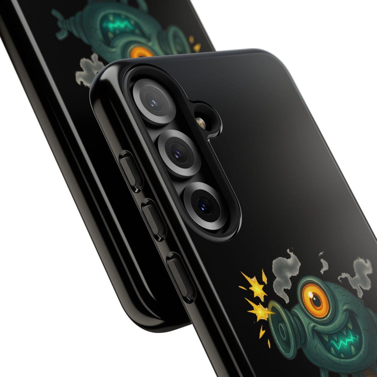 Phone Case — Cute Zombie Blaster Design with "I See You... And Now You're Toast"