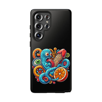 Octopus Surf Phone Case — Colorful Nautical Art Protective Phone Cover