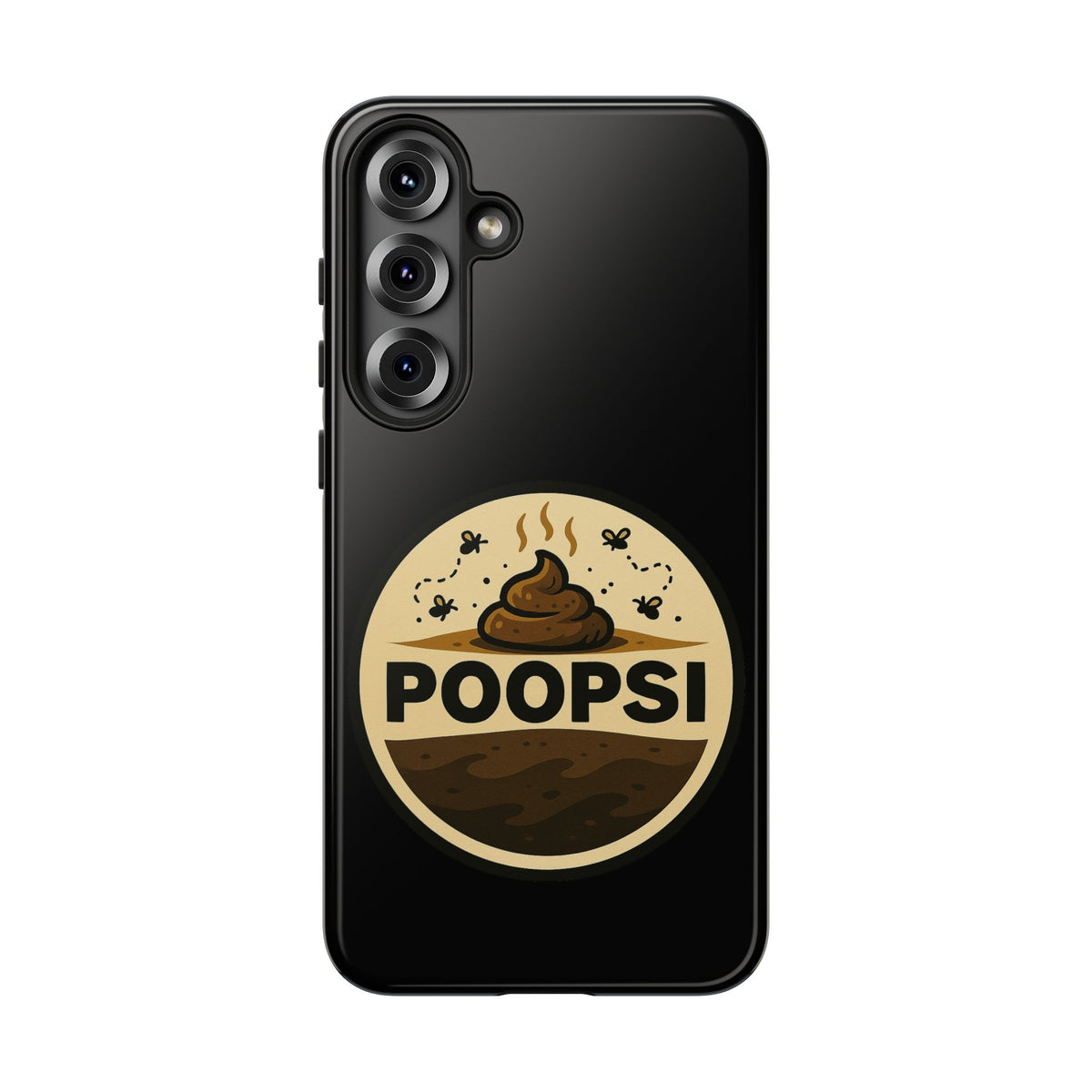 Phone Case — 'POOPSI' Funny Poop Logo Protective Cover