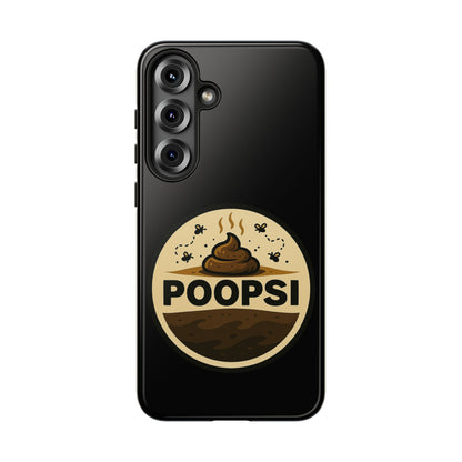 Phone Case — 'POOPSI' Funny Poop Logo Protective Cover