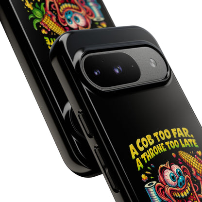 Phone Case — "A Cob Too Far" Popcorn Horror Design