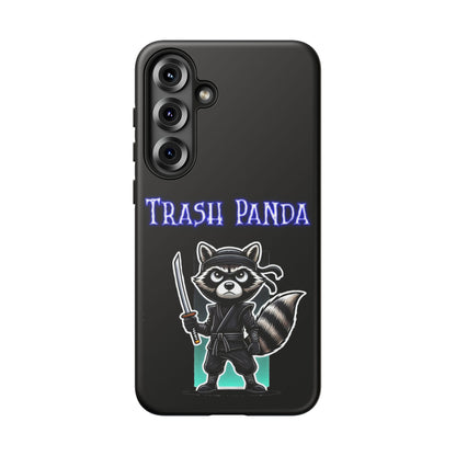Trash Panda Ninja Phone Case — Cute Raccoon Warrior Protective Case
