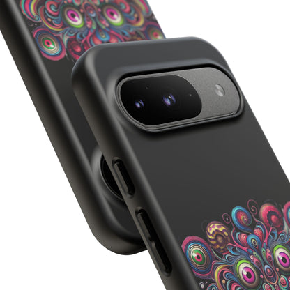 Psychedelic Smiling Eye Cluster Phone Case