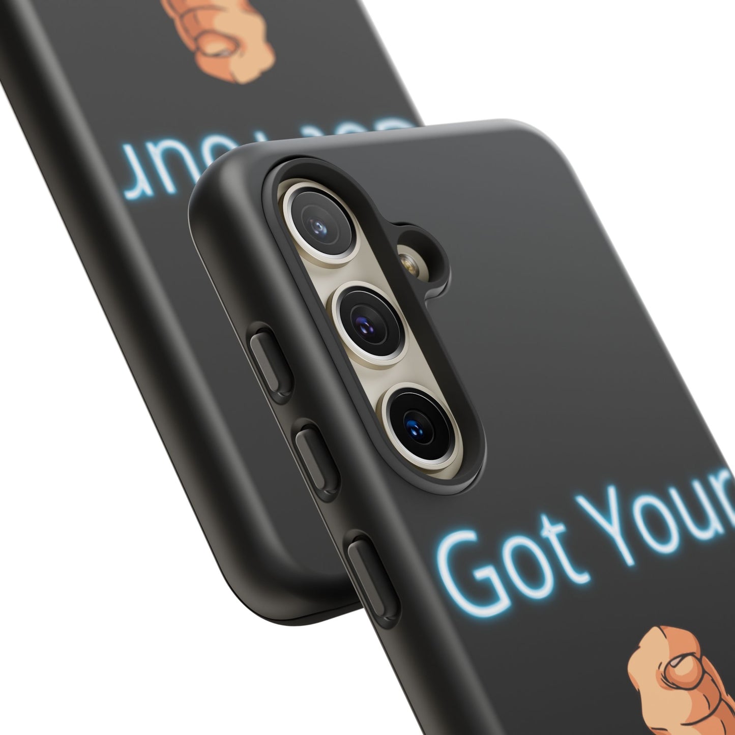 Got Your Nose Phone Case — Funny Neon Fist Design