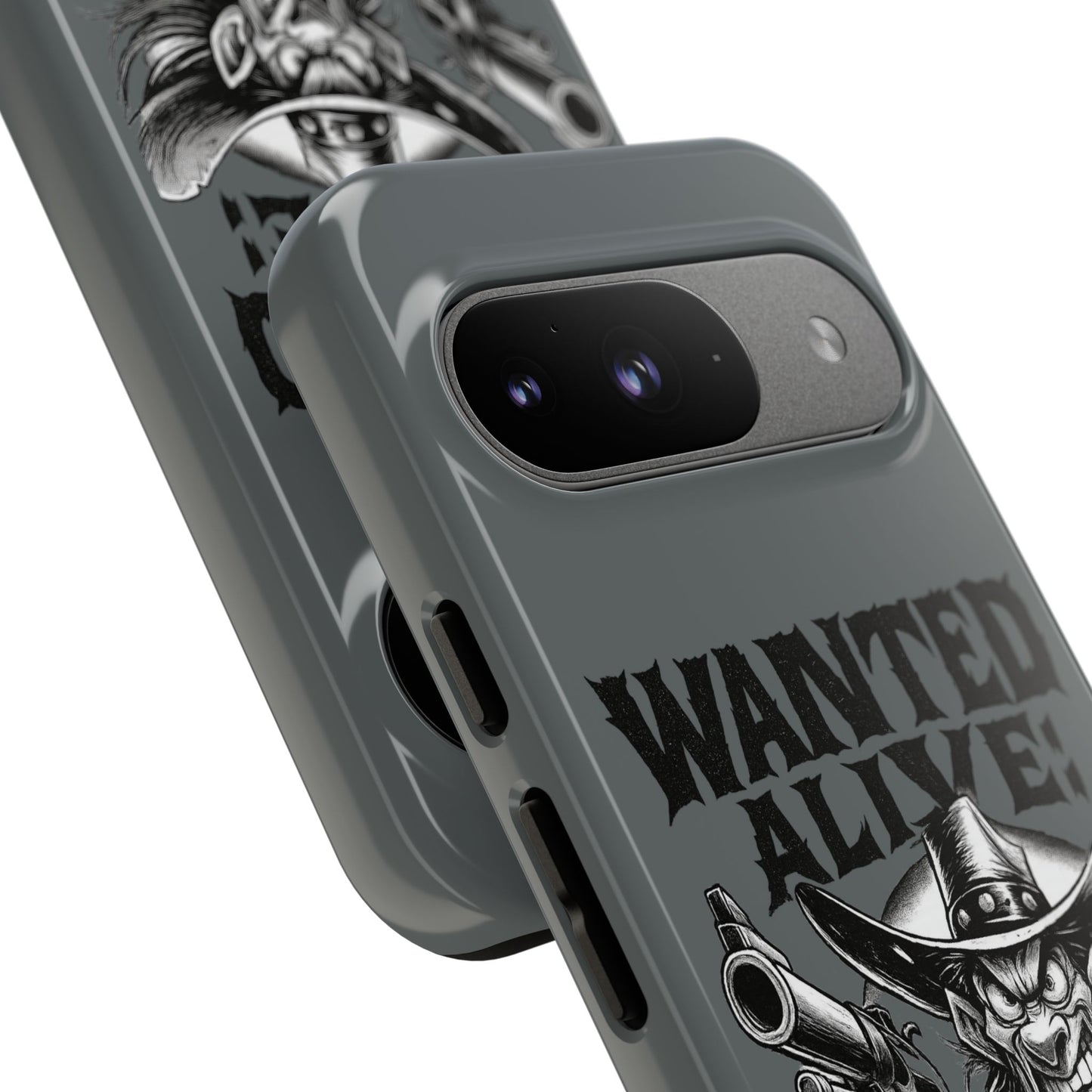 Phone Case — "Wanted Alive!" Cowboy Chewin' Tobacco Graphic