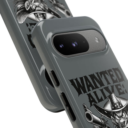 Phone Case — "Wanted Alive!" Cowboy Chewin' Tobacco Graphic