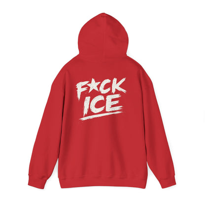Hoodie — “F*ck Ice” Bold Graphic Back Print Hoodie