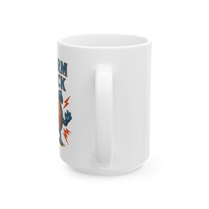 Retro Alarm Clock Ceramic Mug (11oz, 15oz)