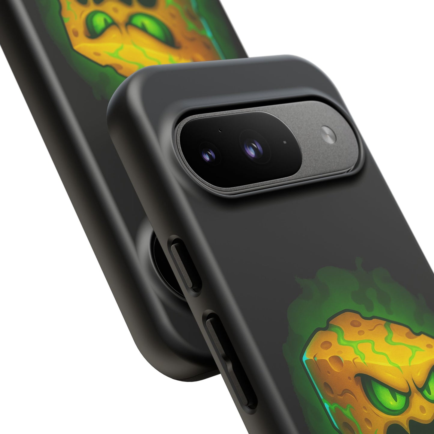 Phone Case — 'Smell That? It's Fear.' Spooky Cheese Monster Protective Case