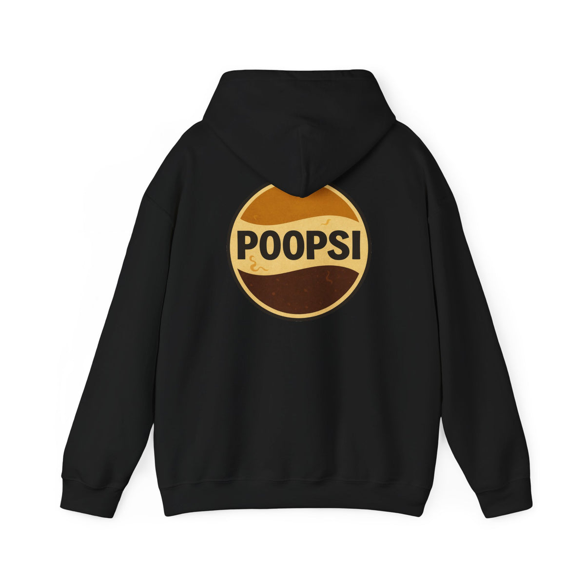 Poopsi Logo Hoodie — Funny Retro Soda Parody Sweatshirt