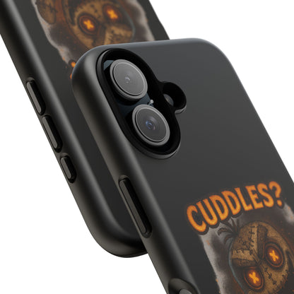Phone Case — 'Cuddles? Curses.' Voodoo Doll Gothic Protective Case
