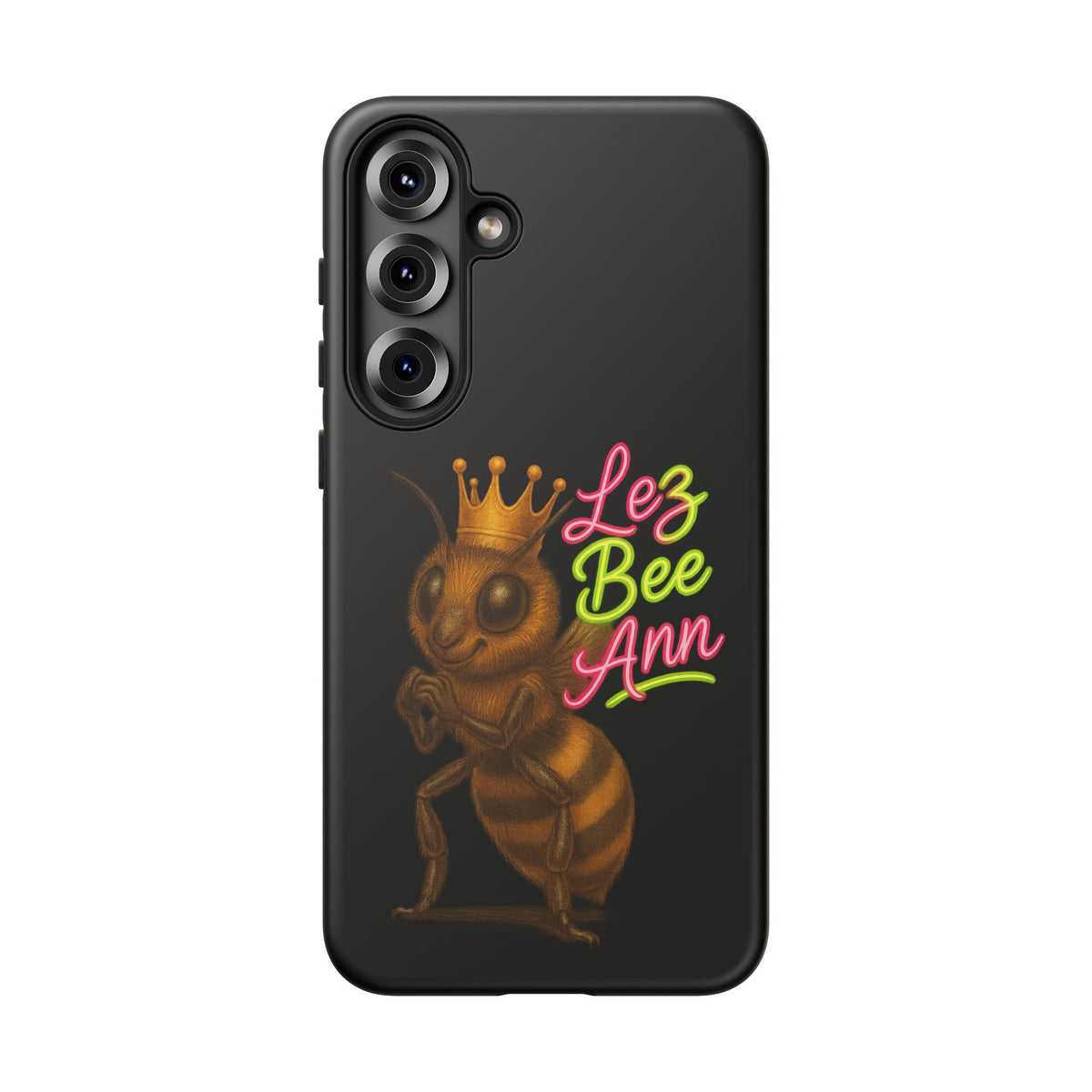 Phone Case — 'Lez Bee Ann' Queen Bee Tough Protective Cover
