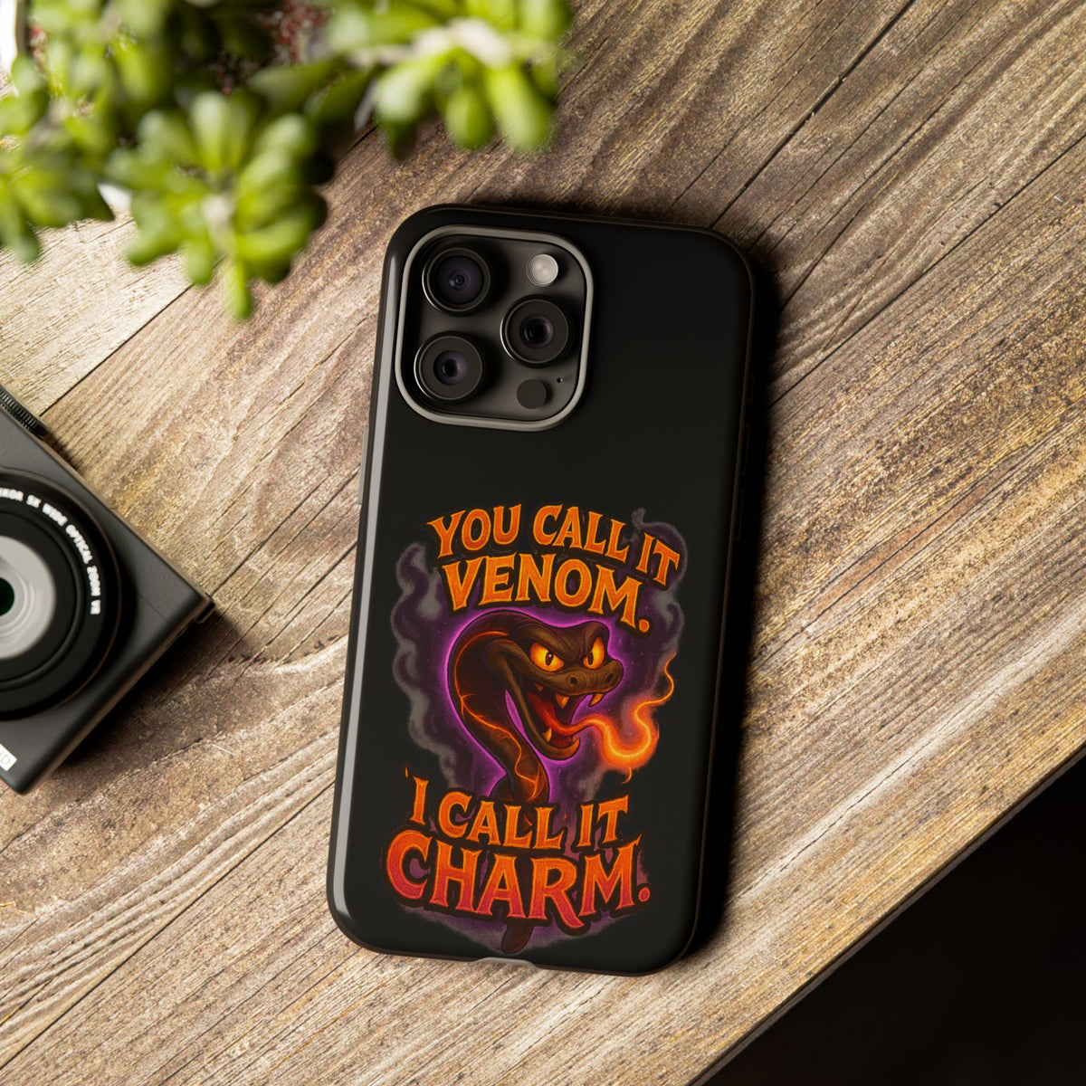 Tough Cases — "You Call It Venom, I Call It Charm" Snake Phone Case