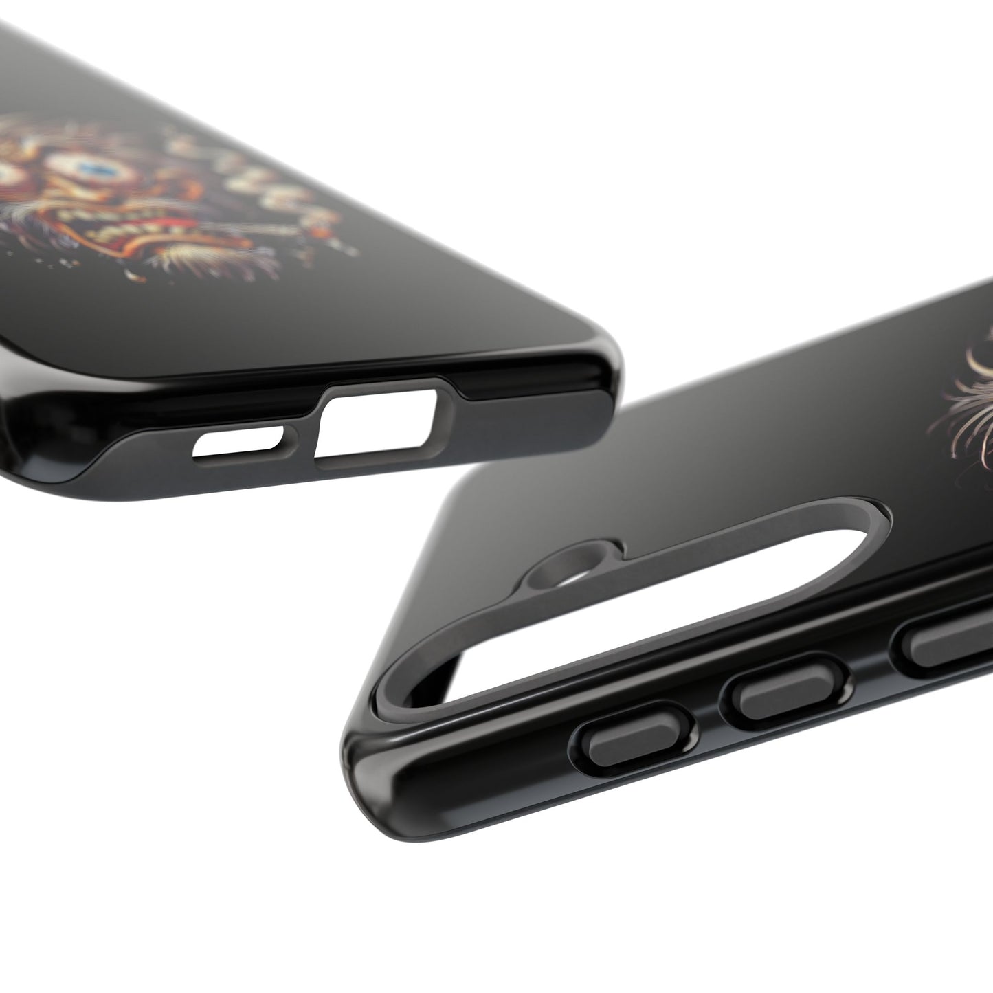 Phone Case — Wild Cartoon Monster Smoking Design