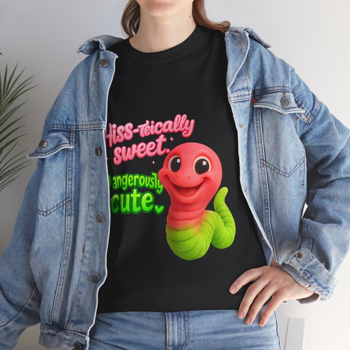 Hiss-terically Sweet – Dangerously Cute Snake T-Shirt