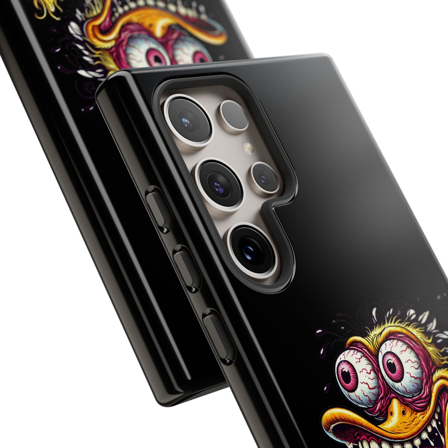 Duck Monster Phone Case — Crazy Cartoon Eye Duck Shock Design Tough Case