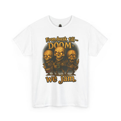 From Dusk Till Doom we jam Tee | Skull Band Graphic T-Shirt