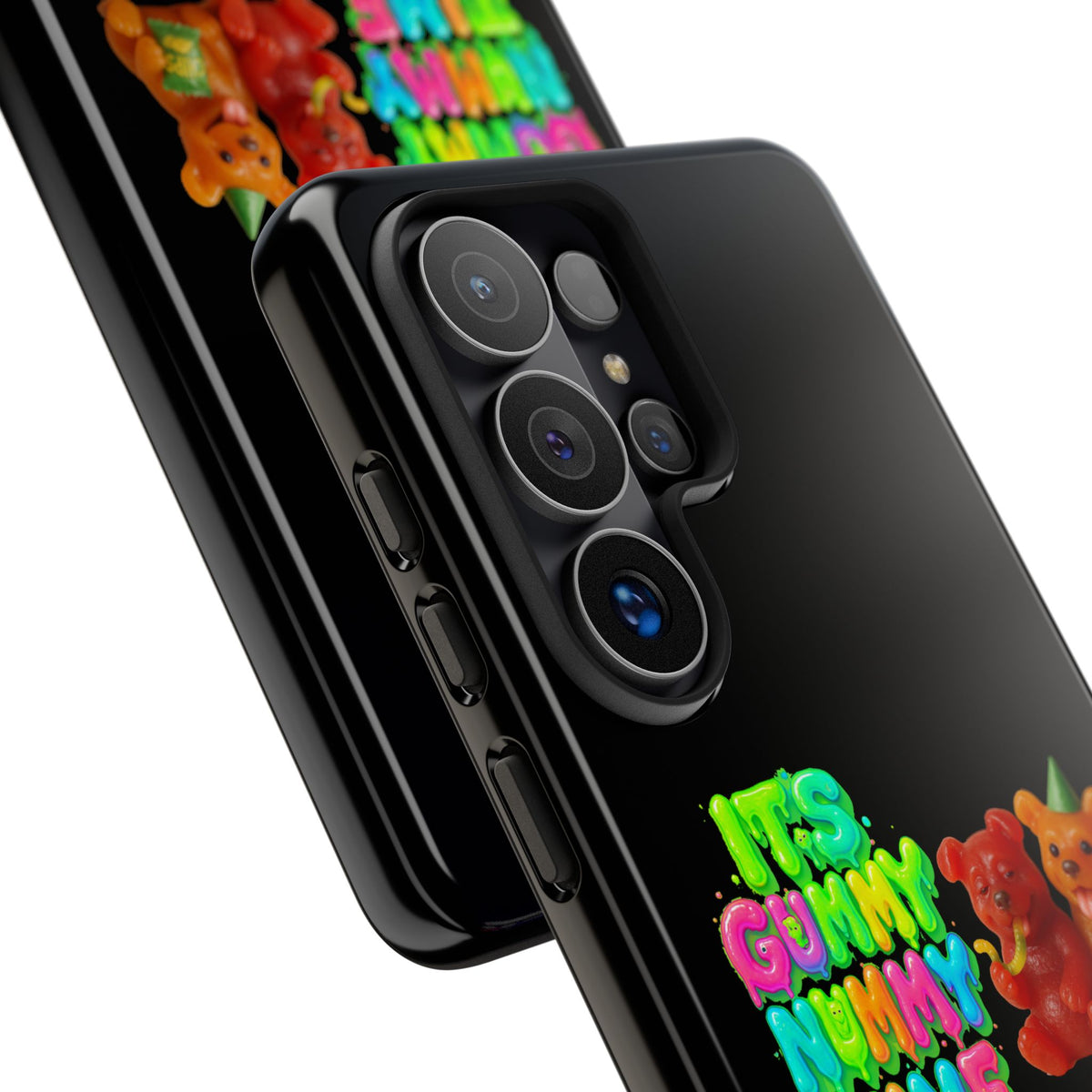 Phone Case — "It's Gummy Nummy Time" Colorful Gummy Bear Protective Case