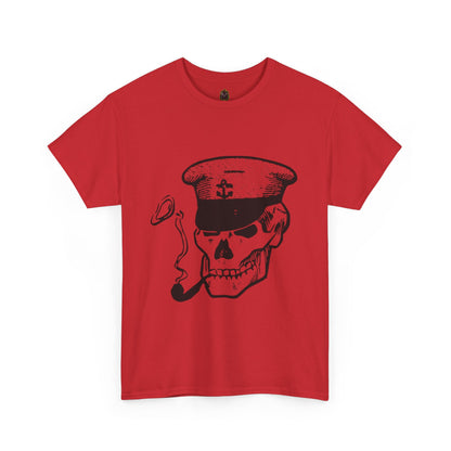 Dead Admiral Skull – Smoking Sailor Skeleton Tee