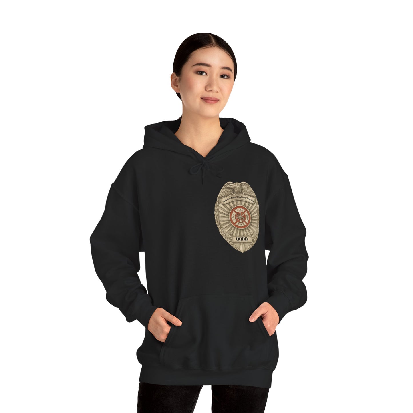 Flames Test Metal Firefighter Hoodie