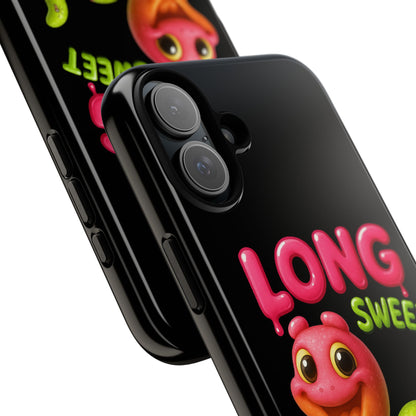 Phone Case — "Long Sweet Sticky" Cute Candy Snake Protective Case
