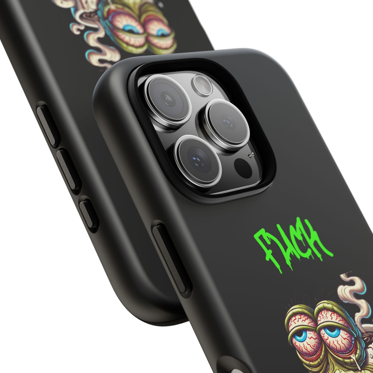 Phone Case — "F*** Monday" Grotesque Coffee Monster Shock Art