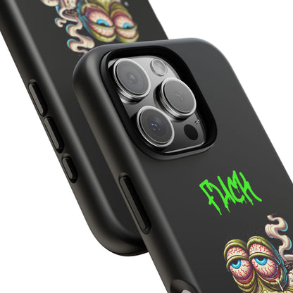 Phone Case — "F*** Monday" Grotesque Coffee Monster Shock Art
