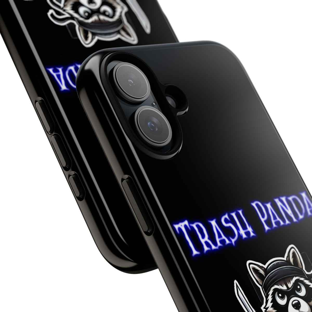 Trash Panda Ninja Phone Case — Cute Raccoon Warrior Protective Case